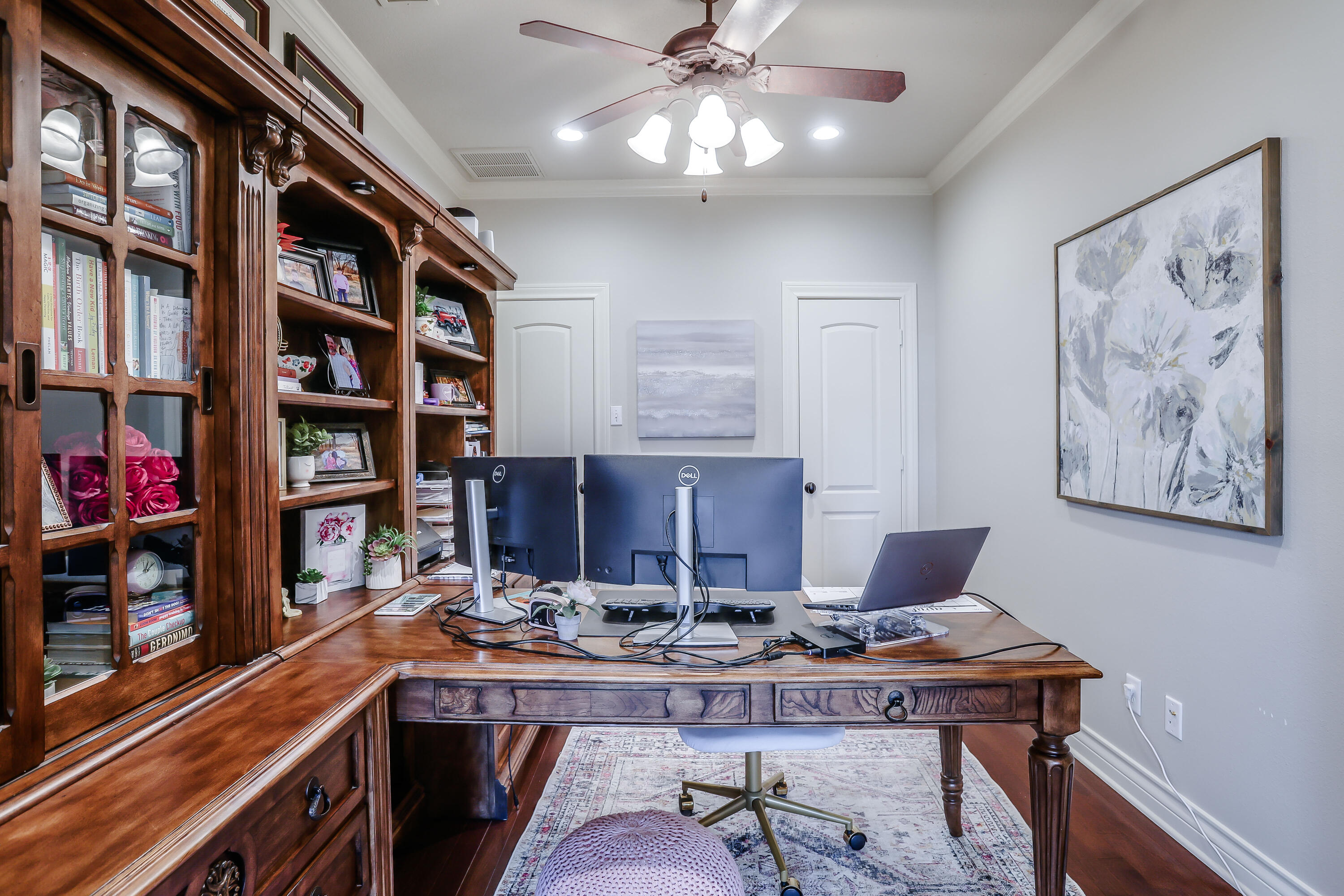 3804 103rd Street Lubbock, TX 79423 - Photo 17 of 32 a view of a workspace with furniture