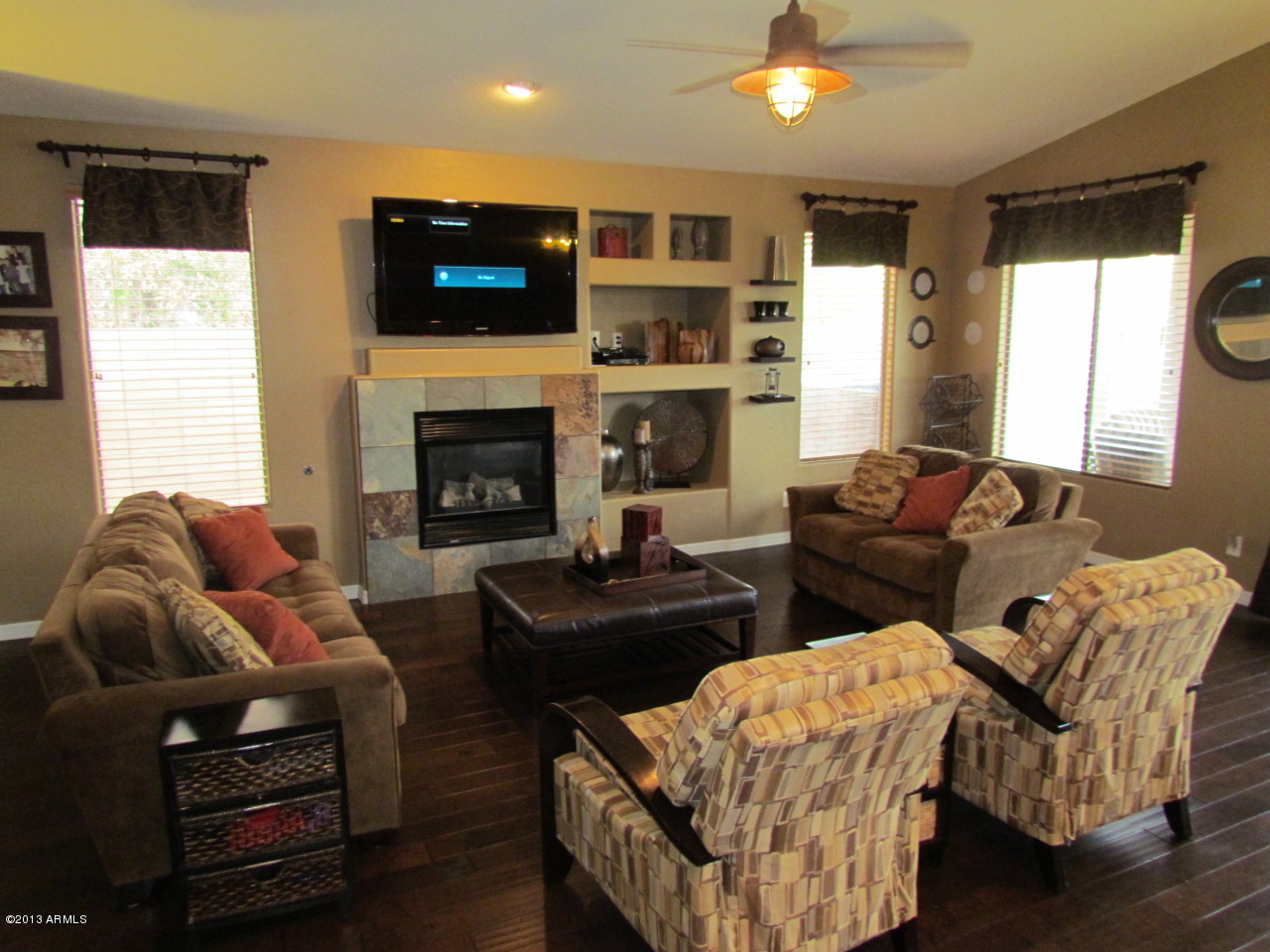 6531 West Tether Trail Phoenix, AZ 85083 - Photo 9 of 26 Family Room open to Kitchen