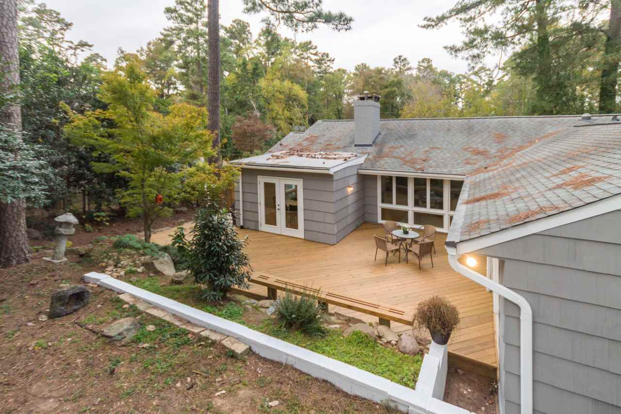 3461 Leonard Street Raleigh, NC 27607 - Photo 21 of 25 Wonderful outdoor space with brand new deck and fire pit area.