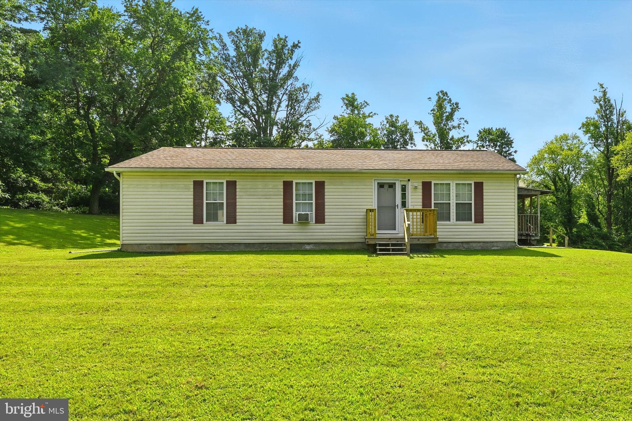 a house with a garden