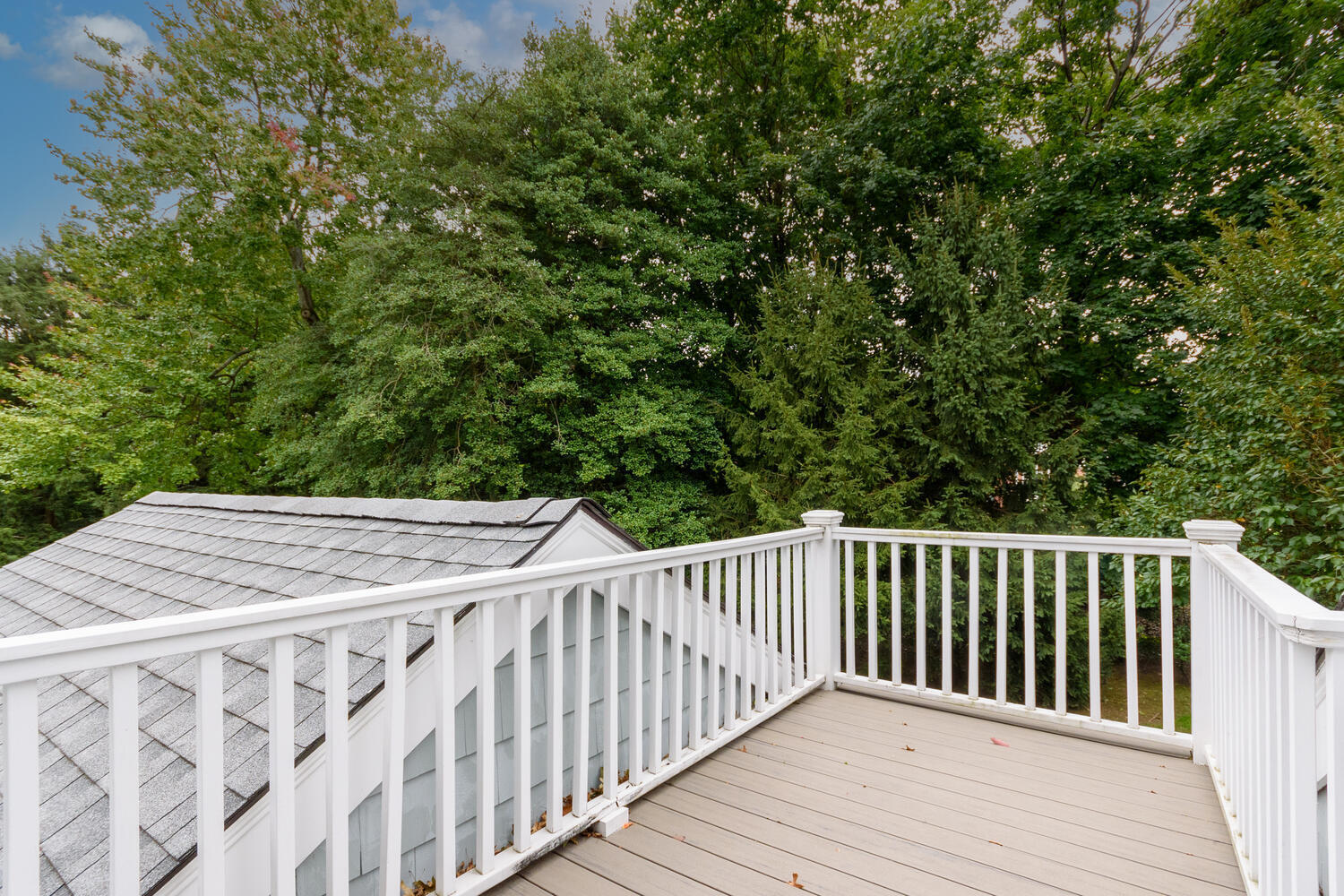 10 Highview Road Darien, CT 06820 - Photo 28 of 42 a view of a wooden roof deck