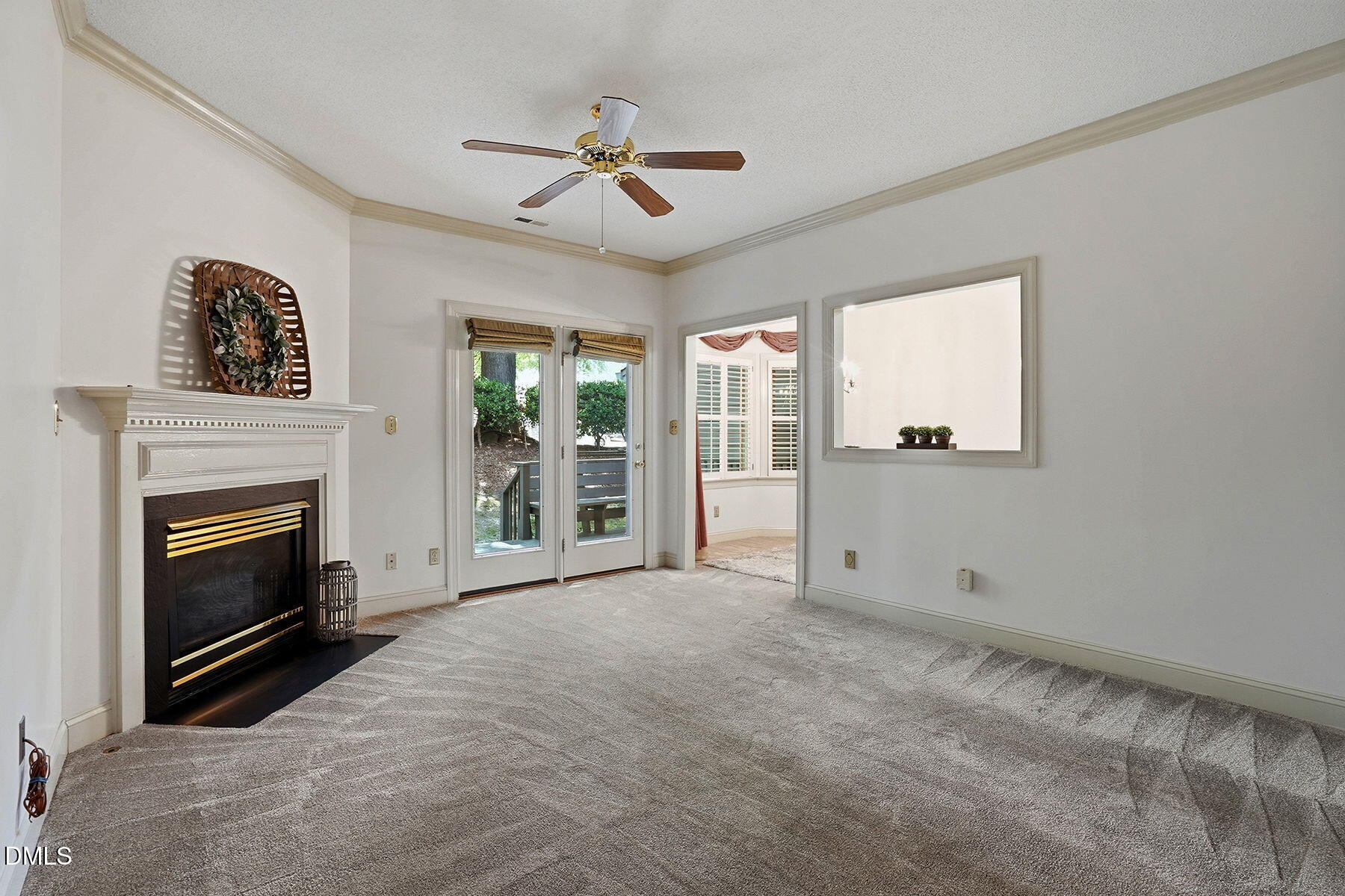 1210 Shadow Bark Court Raleigh, NC 27603 - Photo 10 of 29 a view of empty room with windows and fireplace