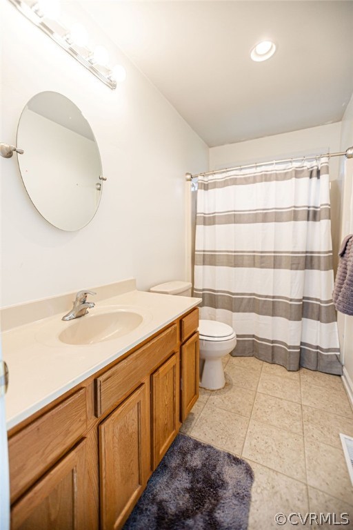 1595 Scuffletown Road Rice, VA 23966 - Photo 25 of 49 a bathroom with a sink a toilet and a mirror