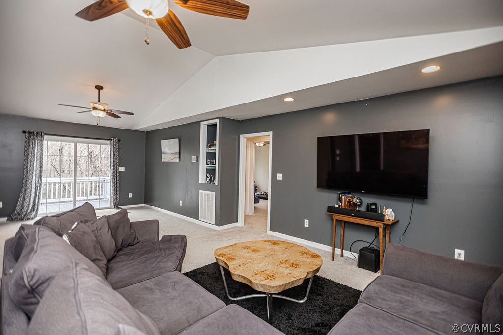 1595 Scuffletown Road Rice, VA 23966 - Photo 5 of 49 a living room with furniture and a flat screen tv