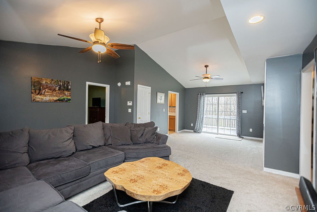 1595 Scuffletown Road Rice, VA 23966 - Photo 7 of 49 a living room with furniture a chandelier and a flat screen tv