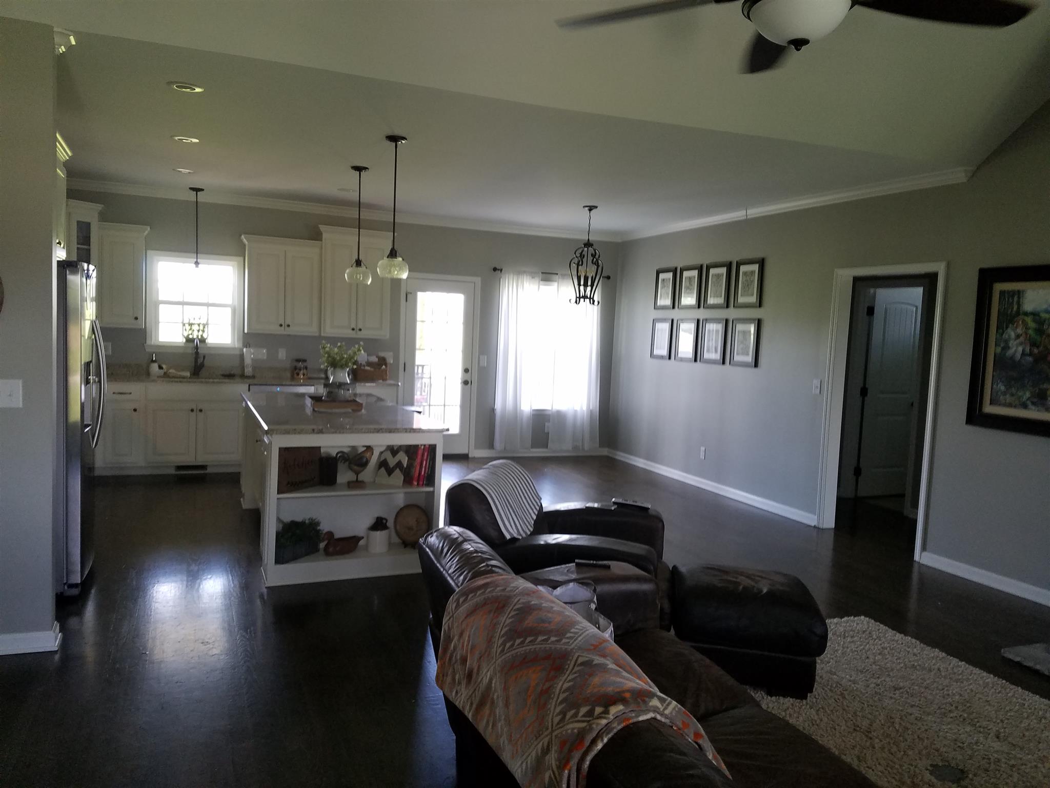 936 Goslin Branch Road Burns, TN 37029 - Photo 3 of 16 Open Concept with Living/Dining and Kitchen all Together
