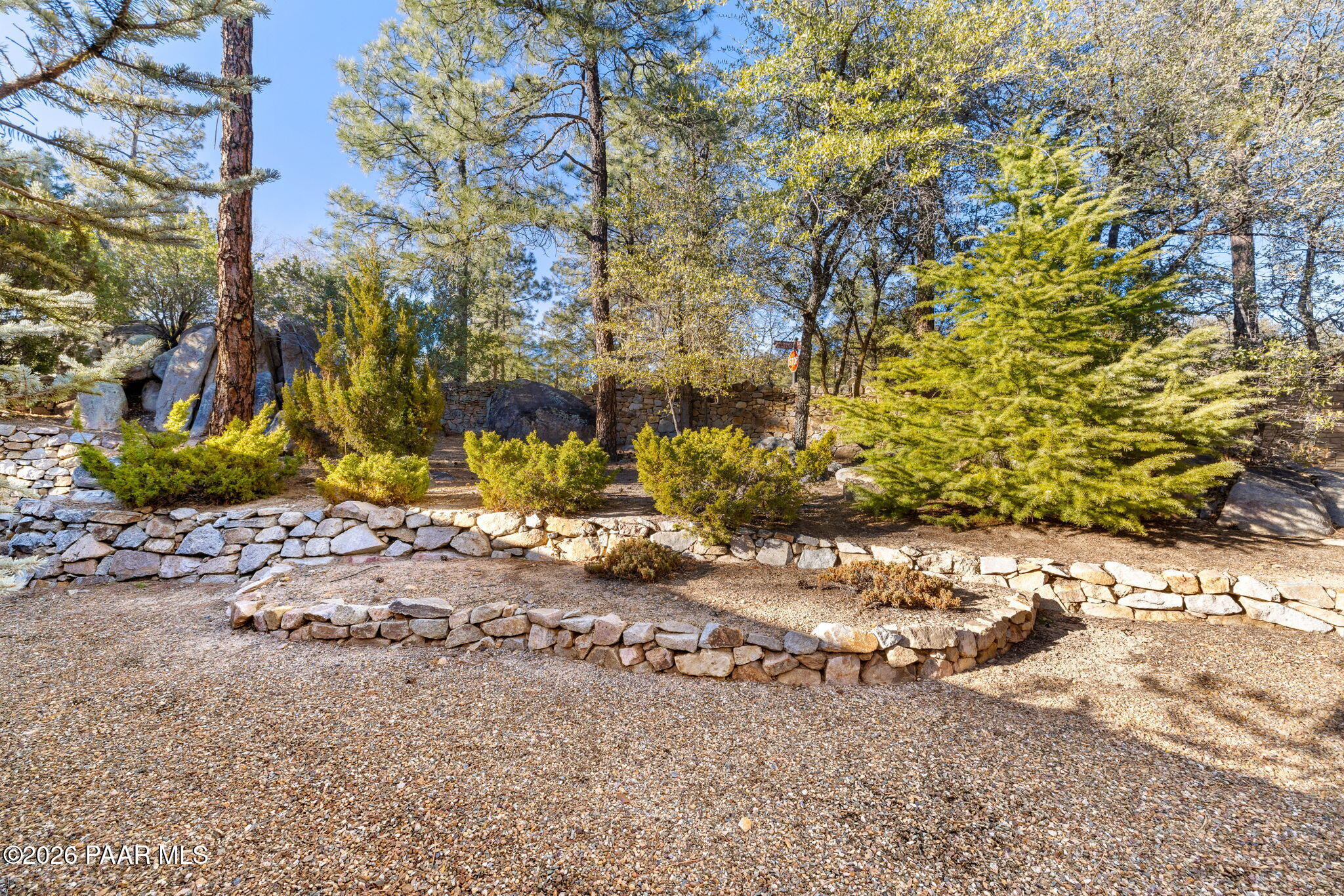1690 Gentle Way Prescott, AZ 86303 - Photo 25 of 25 a view of a yard with plants and large trees