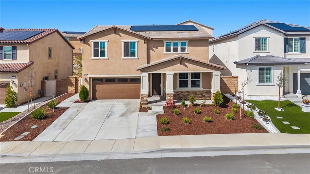 35580 Roxy Road Beaumont, CA 92223 - Photo 31 of 39 a front view of a house with yard