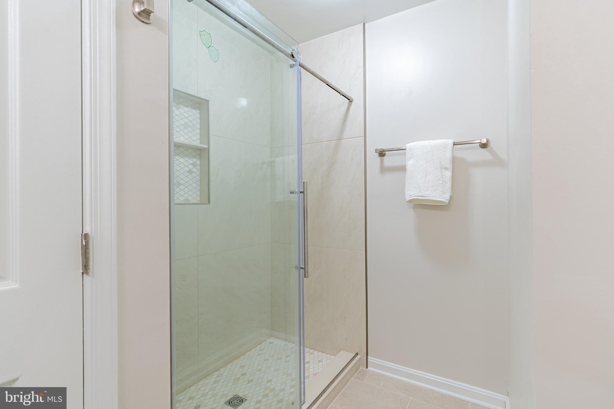 114 Gentlebrook Road Owings Mills, MD 21117 - Photo 12 of 20 Sleek modern shower primary bathroom.