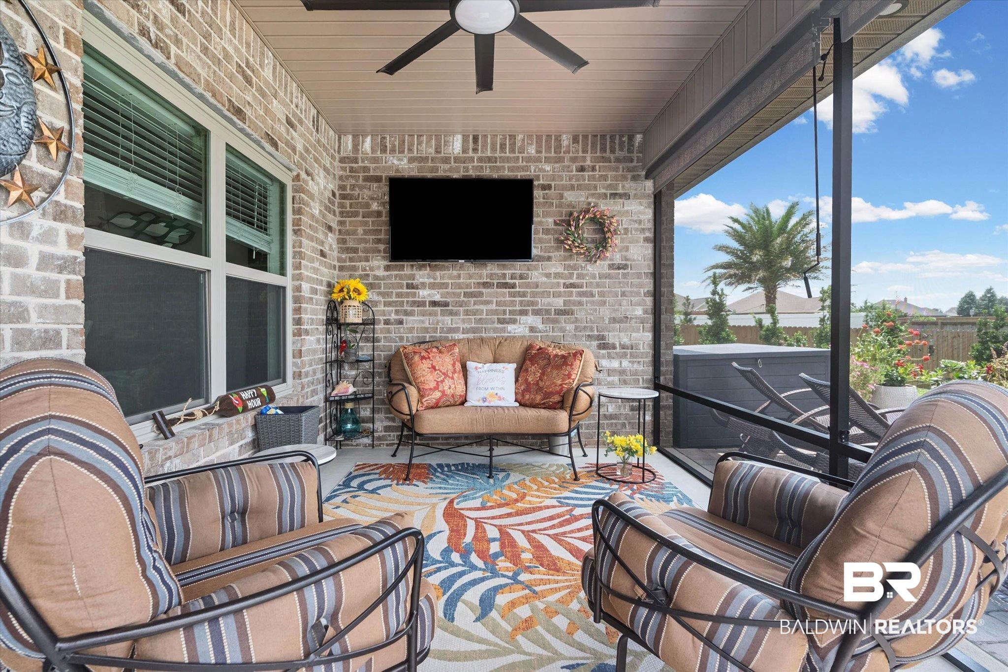 1747 Partridge Street Foley, AL 36535 - Photo 27 of 41 Custom Screened Porch with solar shades