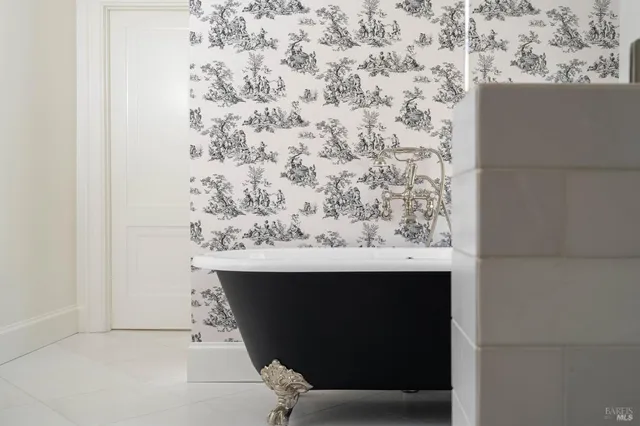 a view of bathroom with shower