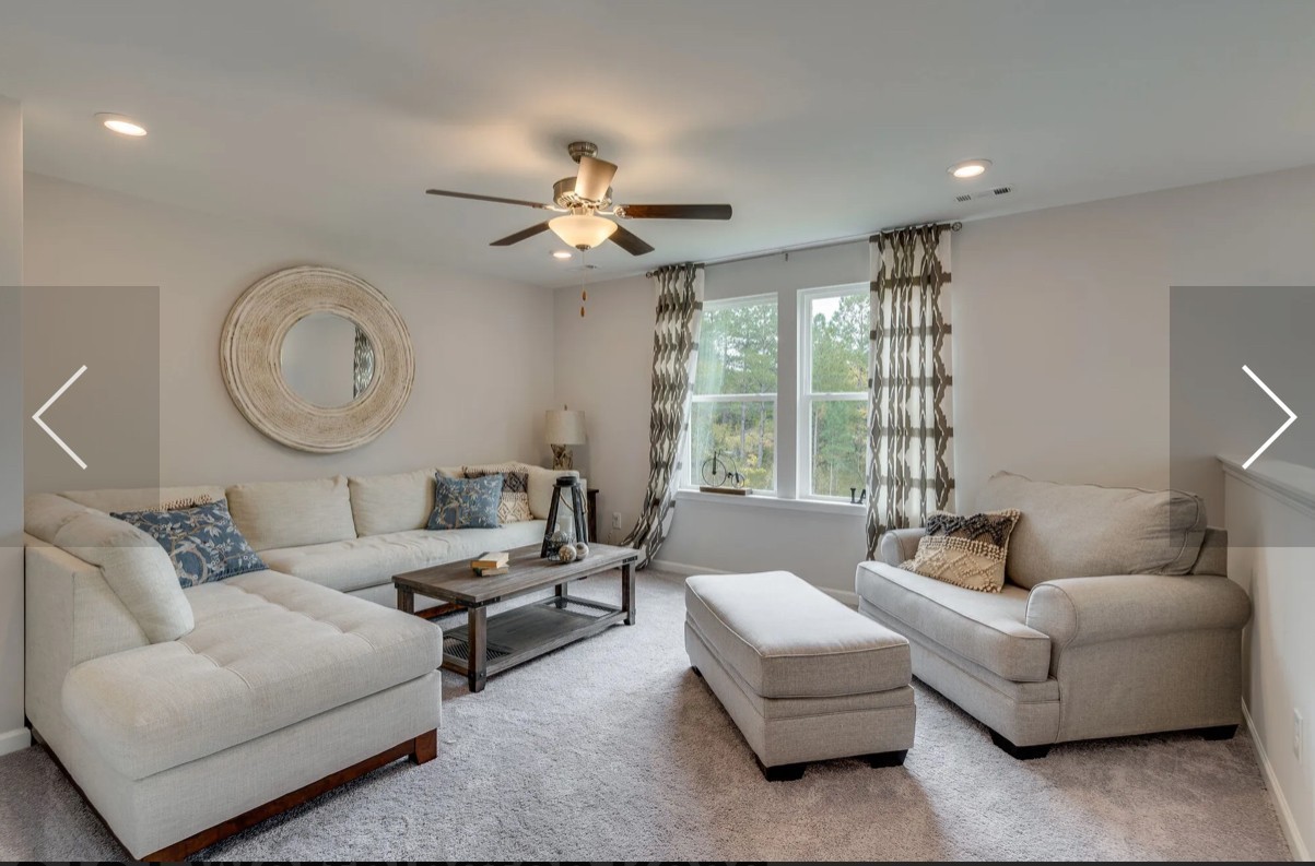 6161 Worthington Road Columbia, TN 38401 - Photo 25 of 33 a living room with furniture a large window and a chandelier