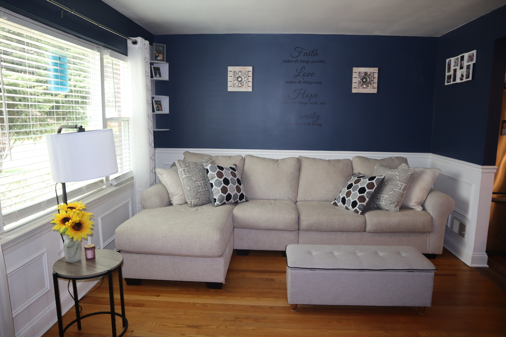 3218 Cuyler Avenue Berwyn, IL 60402 - Photo 2 of 17 a living room with furniture and painting on the wall