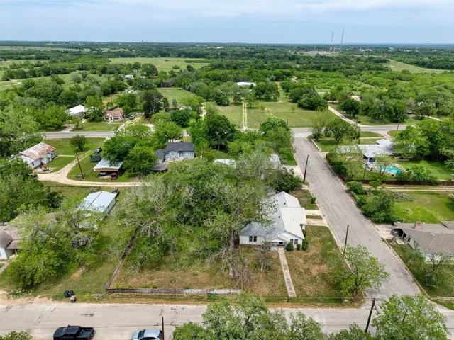 aerial view of a house