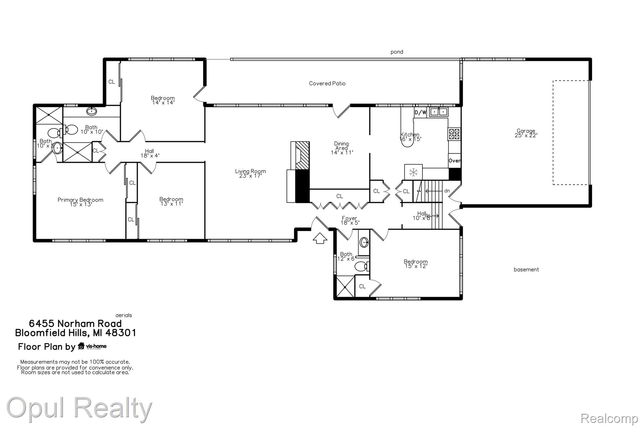 6455 Norham Road Bloomfield Hills, MI 48301 - Photo 93 of 93 Floor plan