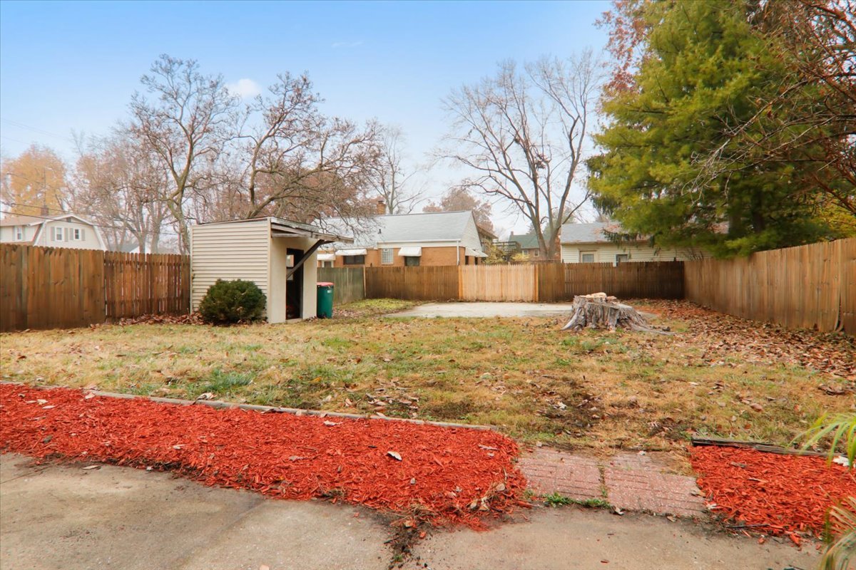 1812 Shady Crest Street Decatur, IL 62521 - Photo 14 of 16 a view of backyard of the house