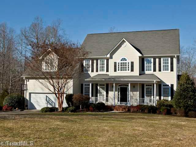 7839 Wilson Farm Road Summerfield, NC 27358 - Photo 1 of 16 Exterior Front. Wonderful home located in cul de sac, great front yard and private secluded back yard. The home offers rocking chair front porch.
