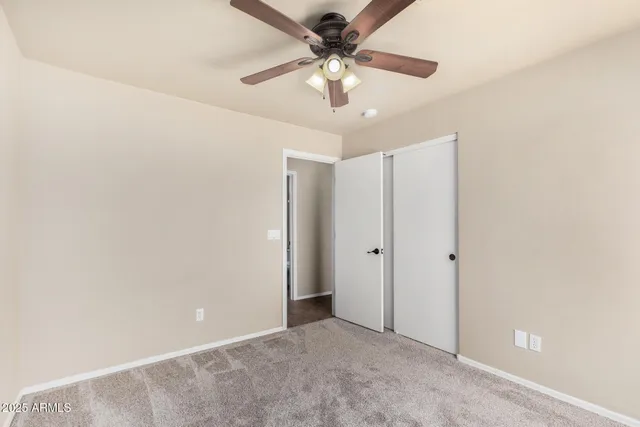 a view of an empty room