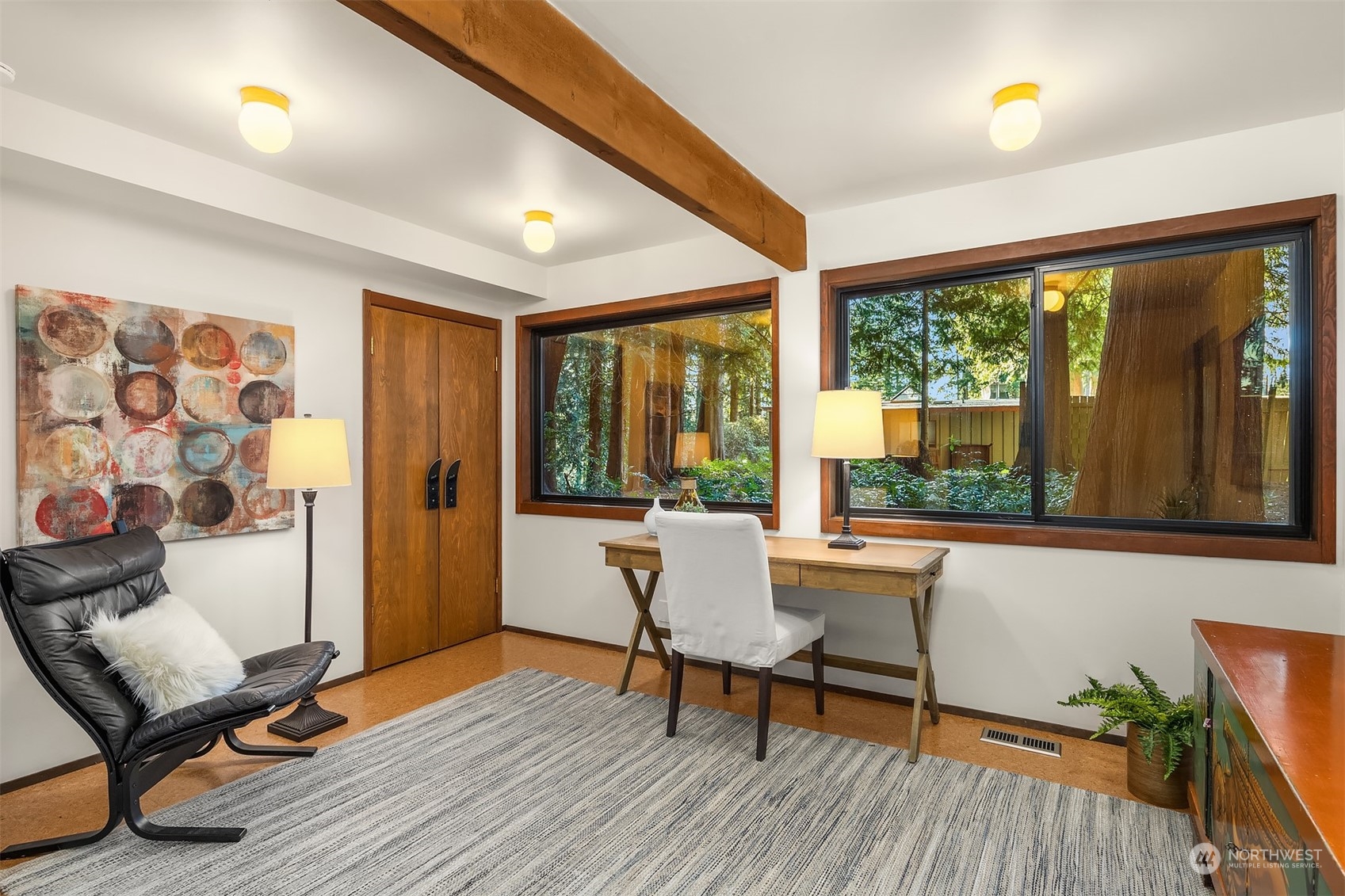 21088 88th Place West Edmonds, WA 98026 - Photo 20 of 37 a view of a workspace with furniture and a window