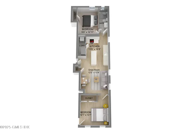 a picture of a room with a white wall