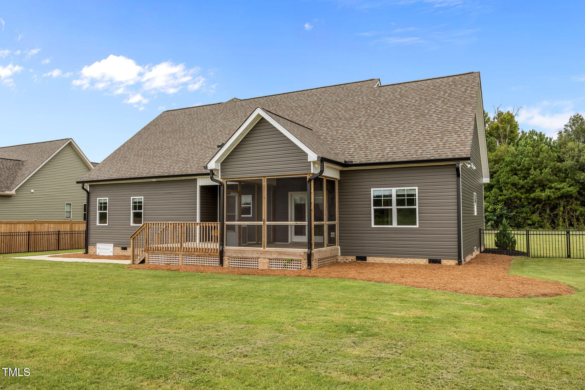 1270 Sheriff Johnson Road Angier, NC 27501 - Photo 28 of 50 a front view of a house with garden