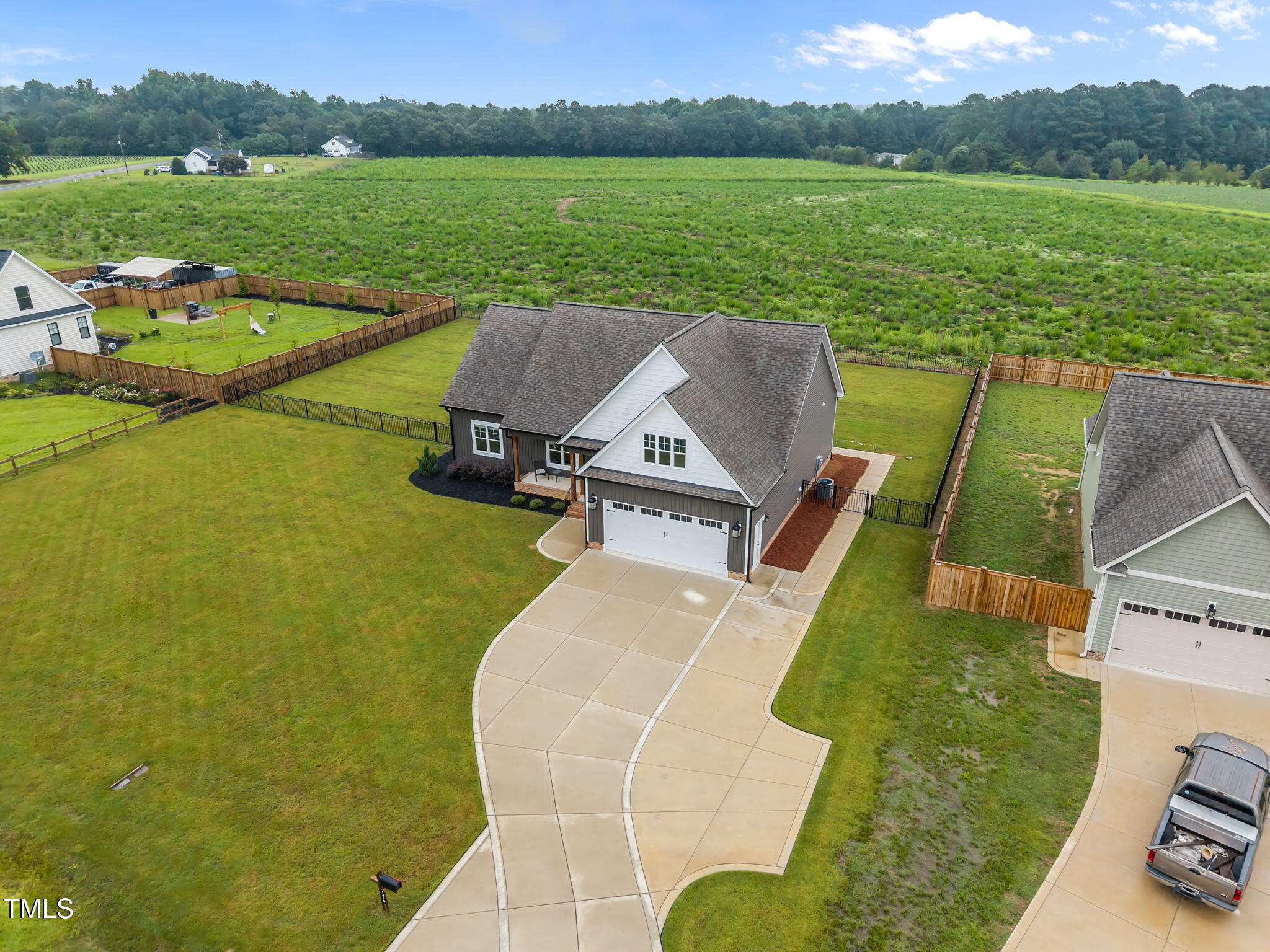 1270 Sheriff Johnson Road Angier, NC 27501 - Photo 43 of 50 a view of a house with pool and a yard