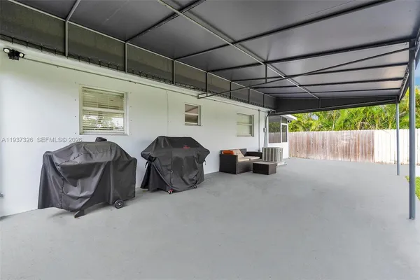 a view of a car garage