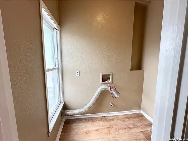 a view of room with front door