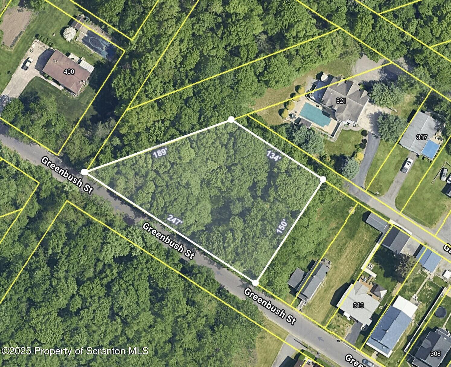 Greenbush Street Scranton, PA 18508 - Photo 1 of 1 an aerial view of a tennis court