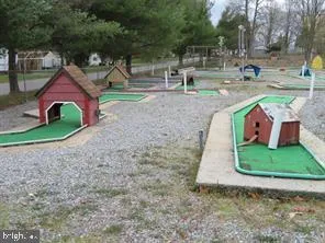a view of park with trees