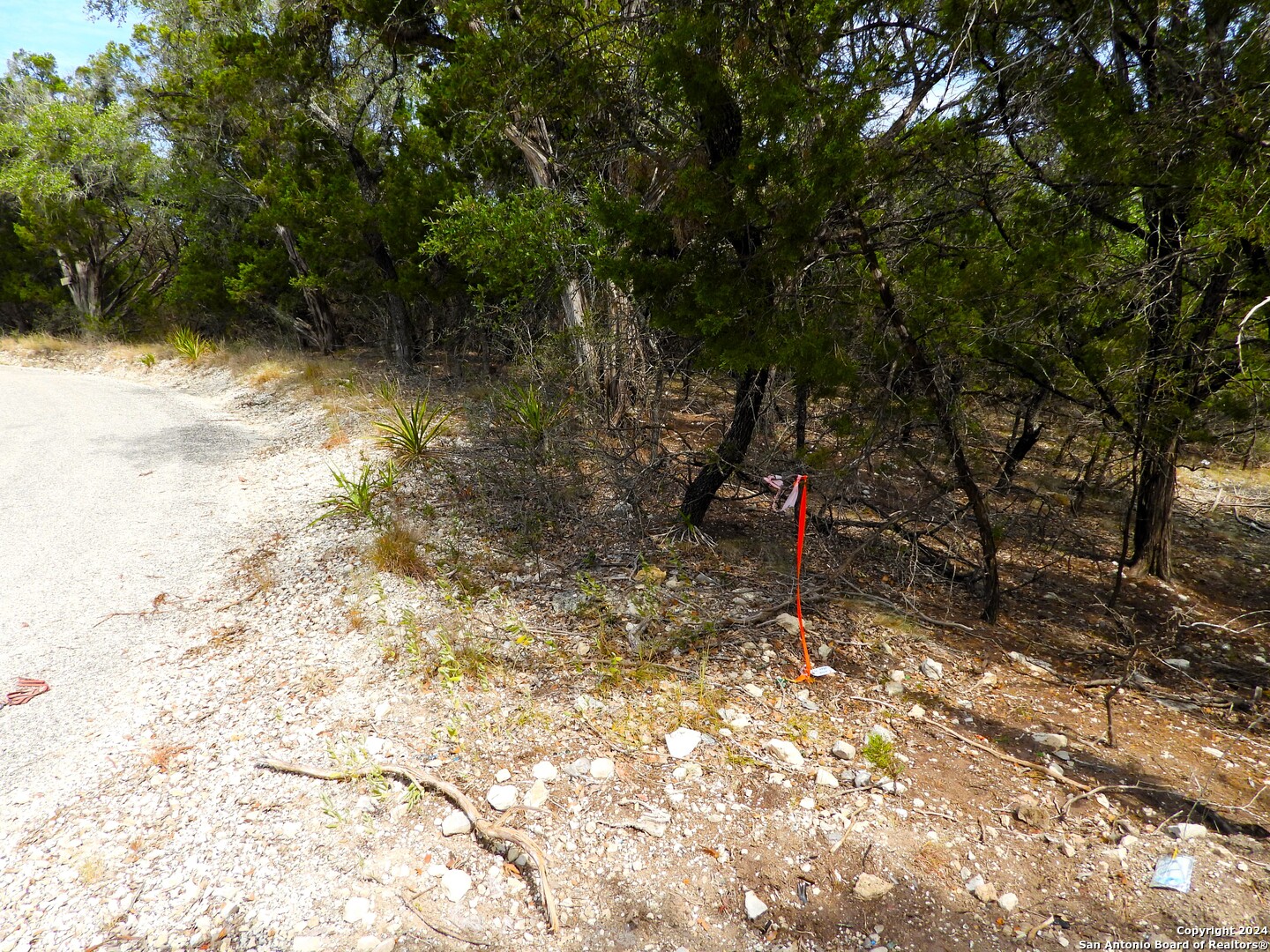 Tbd Simmons Road Lakehills, TX 78063 - Photo 10 of 22 a backyard of a house with a tree