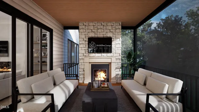 a view of an empty room