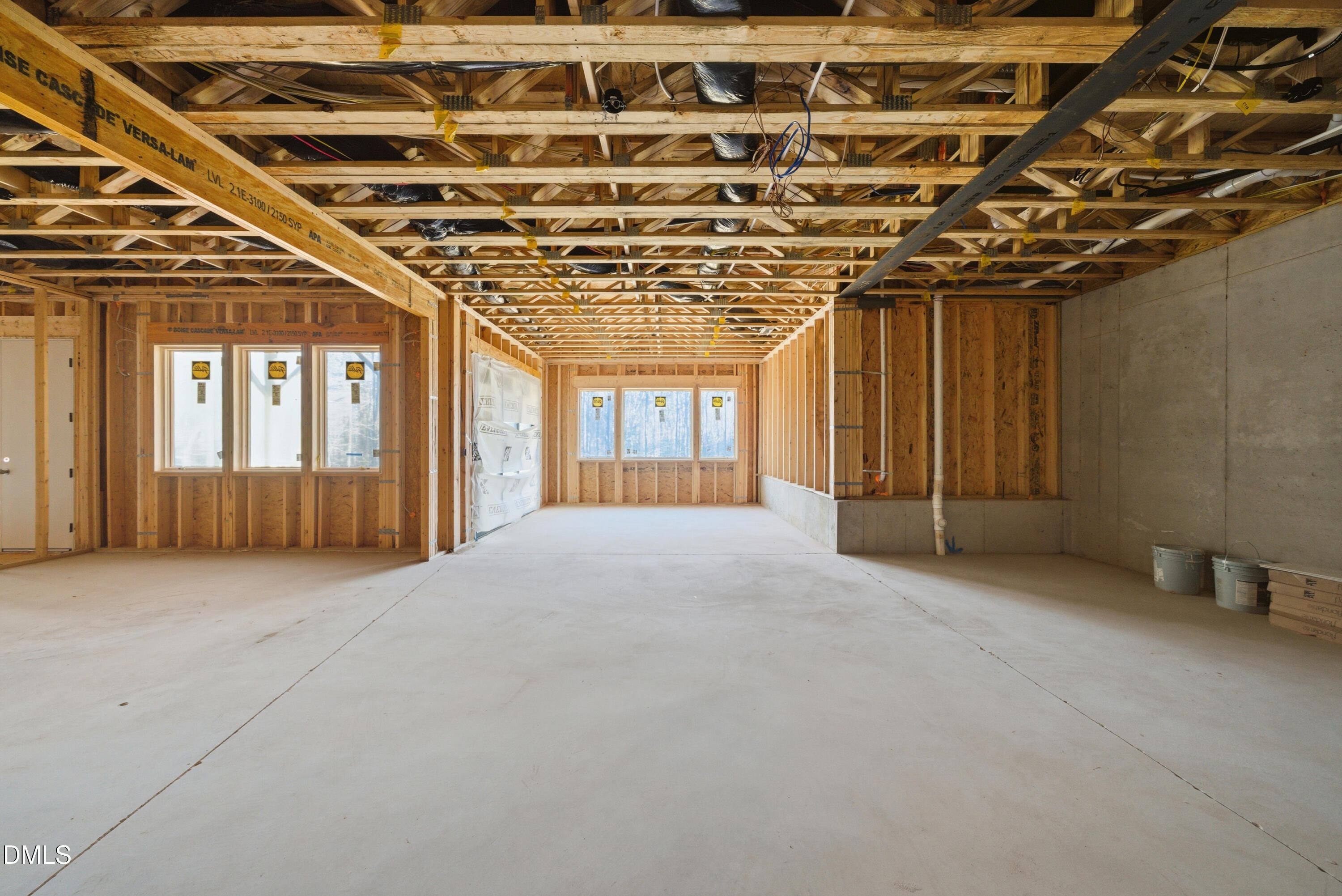 408 Shinleaf Pond Trail Raleigh, NC 27614 - Photo 55 of 77 a view of a room with wooden walls