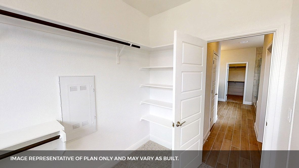 516 Prairie Wind Drive Leander, TX 78641 - Photo 20 of 40 a view of walk in closet with empty racks