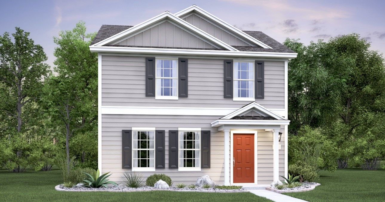 1217 Largemouth Road Bastrop, TX 78602 - Photo 1 of 1 a front view of a house with garden