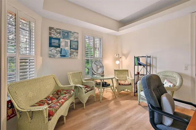 a room with furniture and a window