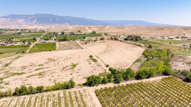 a view of a lake with mountains in the background