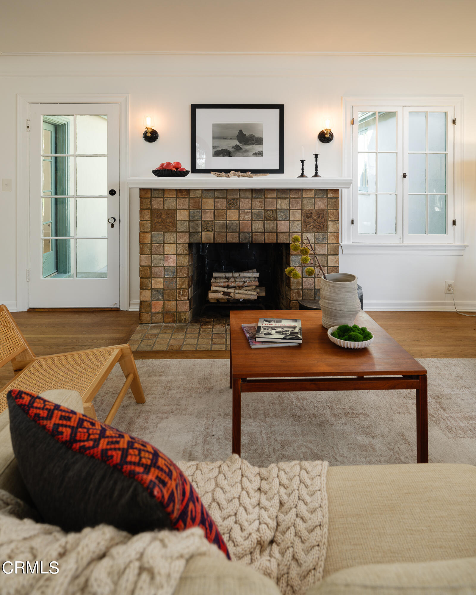 53 East Altadena Drive Altadena, CA 91001 - Photo 11 of 69 a living room with furniture and a fireplace