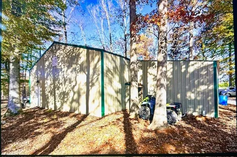 a view of outdoor space with seating area