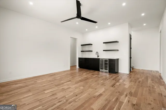 a view of a bunch of trees