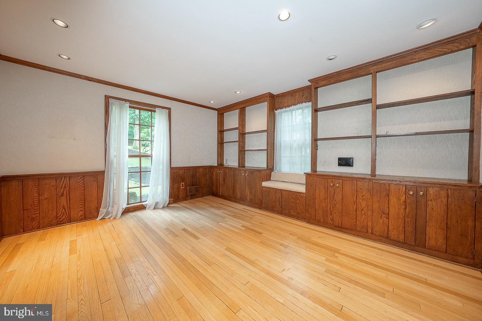577 Tory Hill Road Devon, PA 19333 - Photo 15 of 63 Office/5th Bedroom w/ Hardwood Floors & Built ins