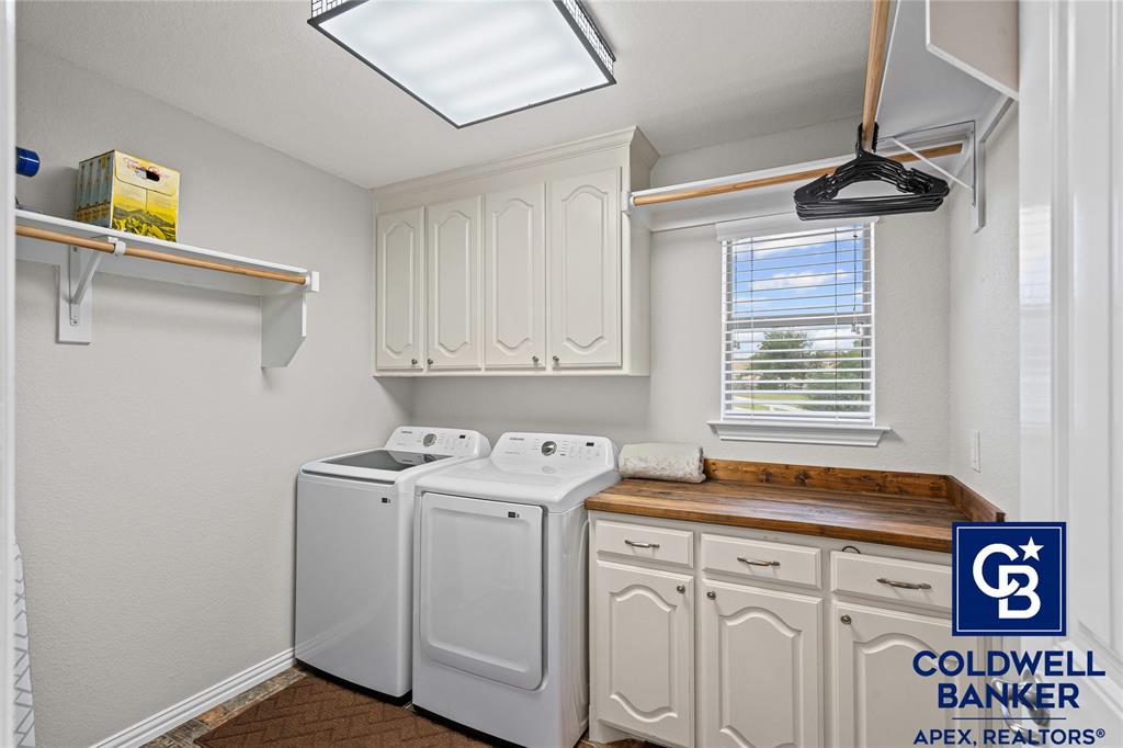 1316 Prairie Point Rhome, TX 76078 - Photo 25 of 30 a utility room with dryer and washer