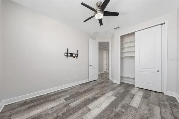 wooden floor in an empty room