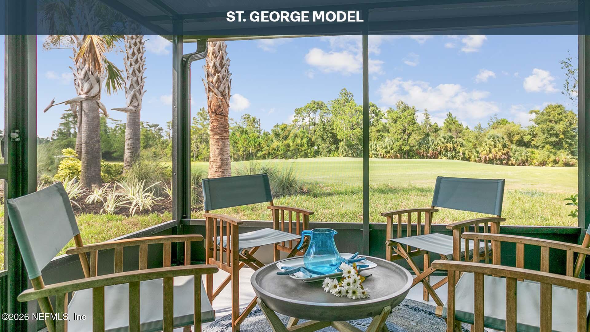 47 Mulligan Way Bunnell, FL 32110 - Photo 20 of 52 a view of a dining room with furniture water view and balcony