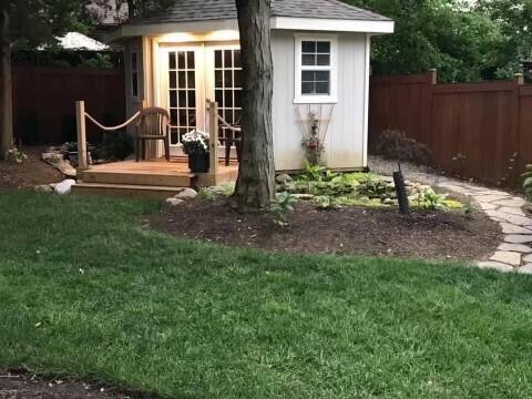 7080 Rieber Street Columbus, OH 43085 - Photo 52 of 55 Homeowner provided photo from summer - Shed is lighted!