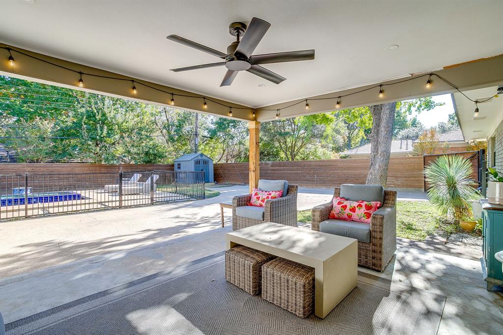 4521 Cloudview Road Fort Worth, TX 76109 - Photo 40 of 40 a outdoor space with the couches and dining table