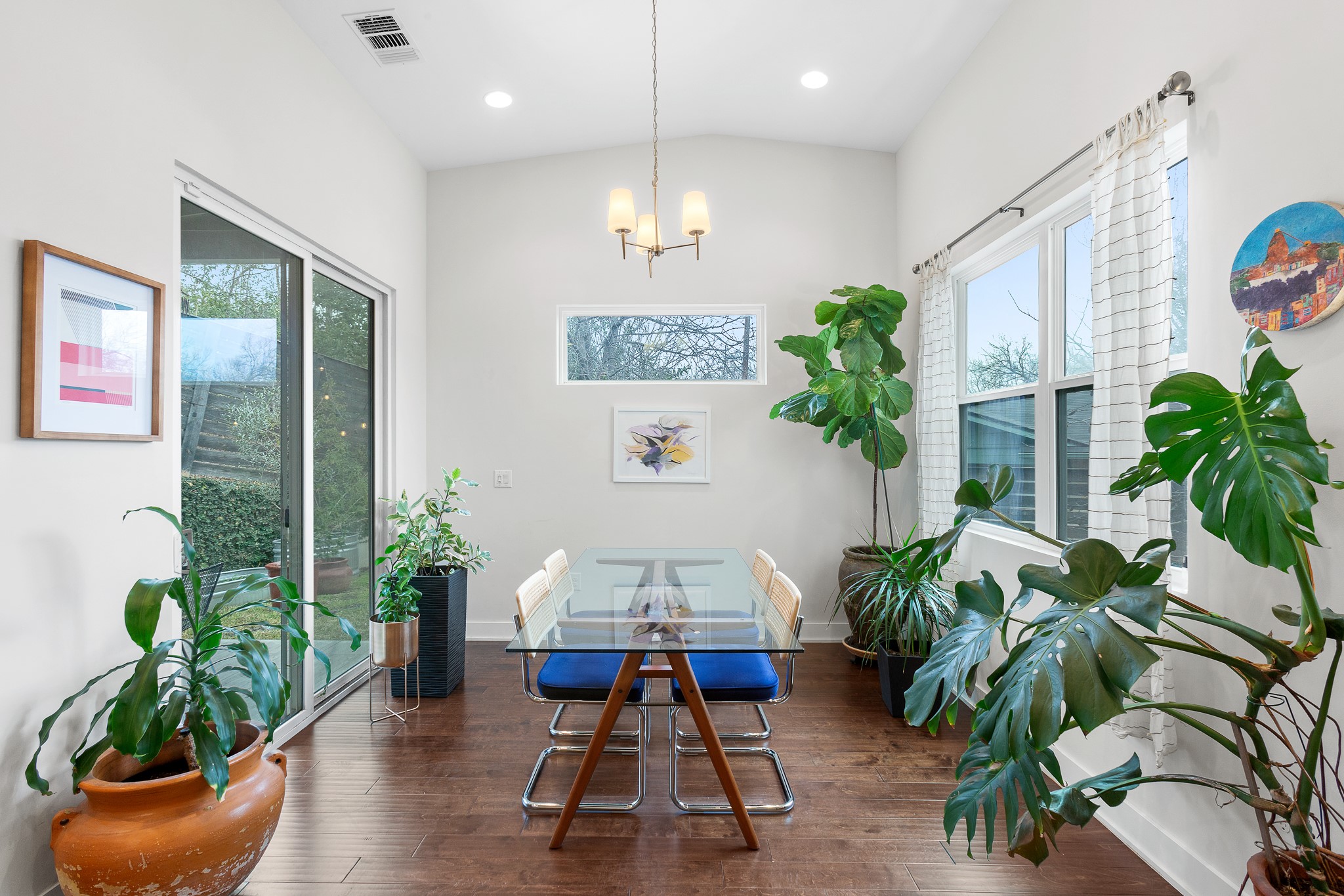 3101 Sunnylawn Circle, Unit B Austin, TX 78723 - Photo 8 of 32 Sitting room / breakfast room with view of your back patio