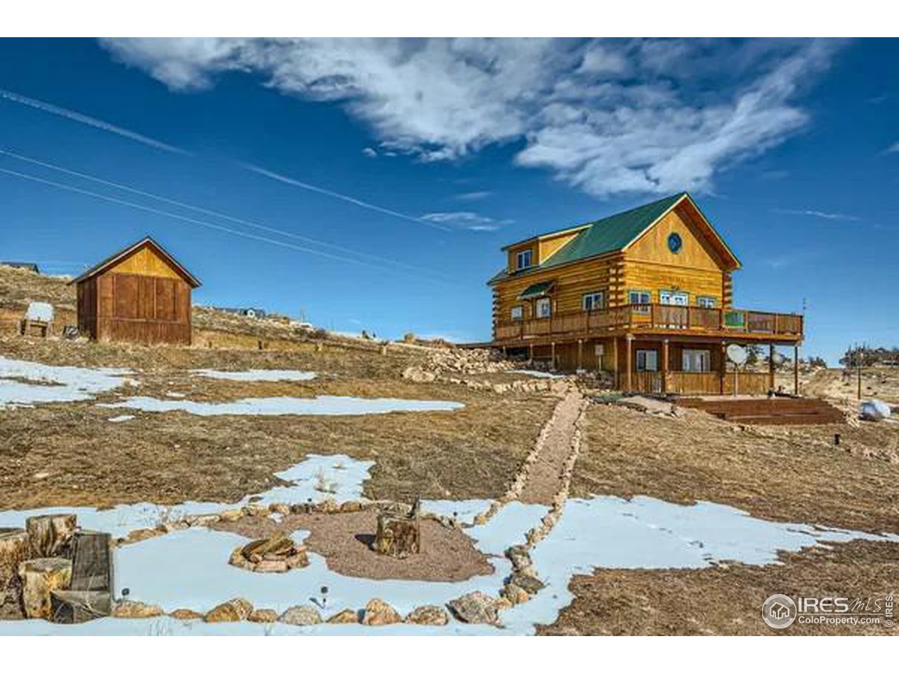 37 Rabbit Ears Court Livermore, CO 80536 - Photo 9 of 37 Path to the firepit.
