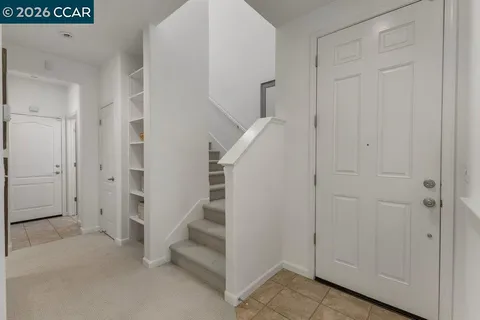 a view of entryway with white walls