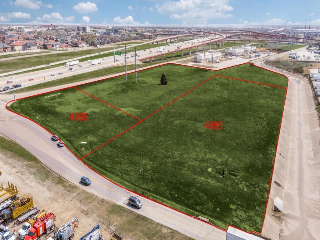 a view of a lake with a big yard